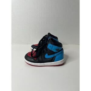 Nike Air Jordan 1 Retro High UNC To Chicago Blue Red Kids 7C Shoes